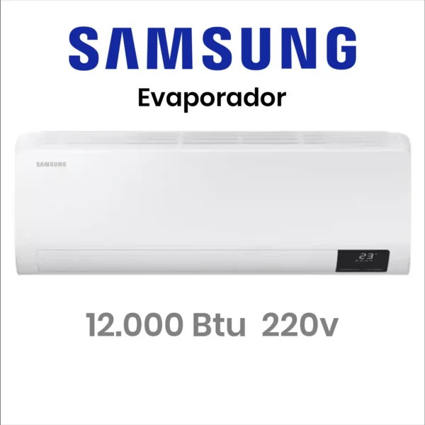 Evaporador Samsung tipo pared de 12.000 Btu a 220v.