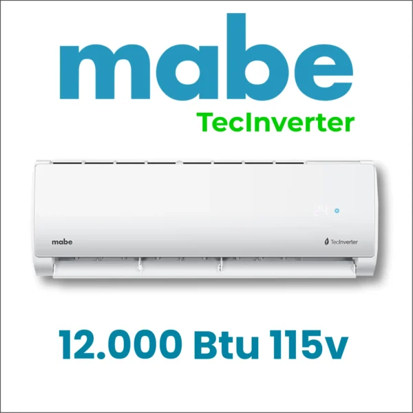 Aire acondicionado Mini Split Mabe 12.000 Btu Inverter 115v