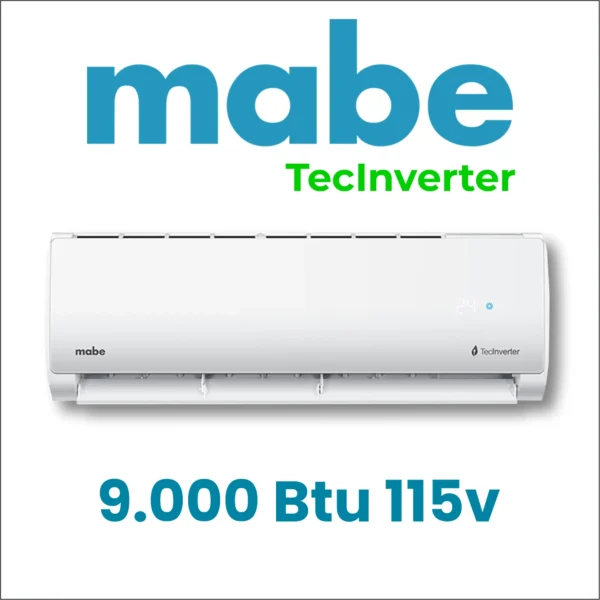 Aire acondicionado Mini Split Mabe de 9.000 Btu Inverter 115v