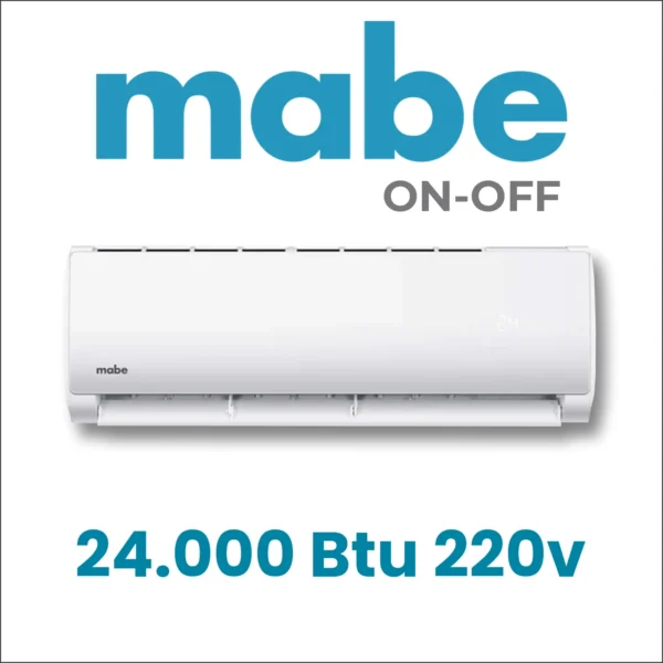 Aire acondicionado Mini Split Mabe 24.000 Btu on-off 220v