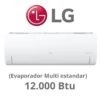 Evaporadora Lg tipo pared Multi estandar de 12.000 Btu a 220v.