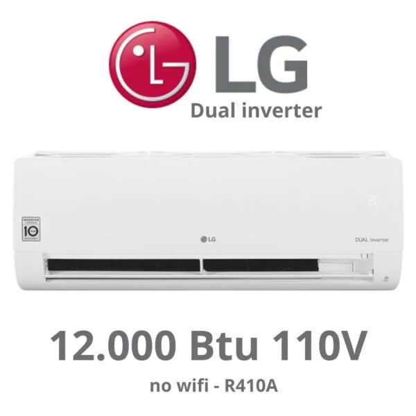 Aire acondicionado Mini Split Lg Dual Inverter de 12.000 Btu a 110V no wifi VS
