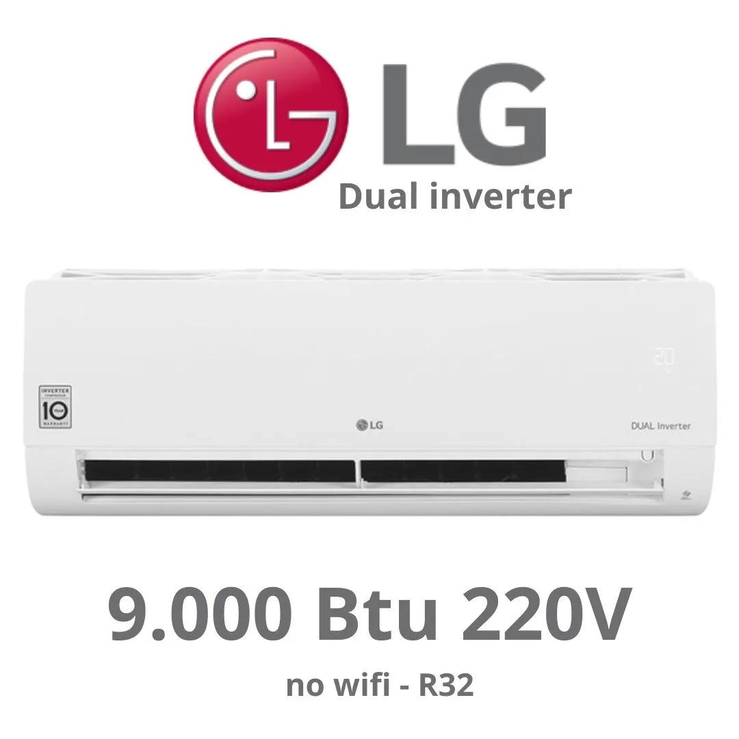 Aire acondicionado Mini Split LG de 9.000 Btu con Refrigerante R32 No Wifi a 220V