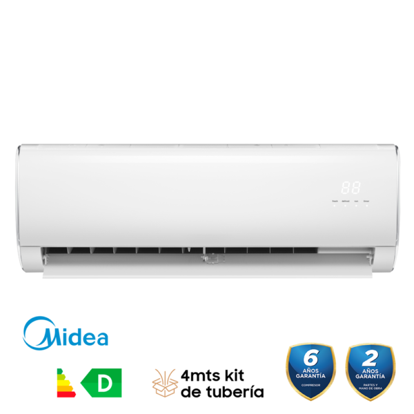 Aire acondicionado tipo Mini split MIDEA ON OFF de 12.000 btu 220v