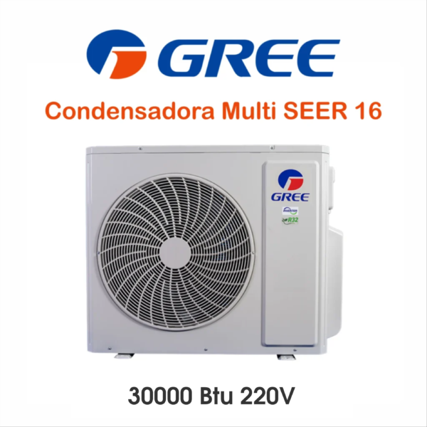 Condensadora Gree Multi Inverter Seer 16 de 30.000 Btu 220v 4 salidas
