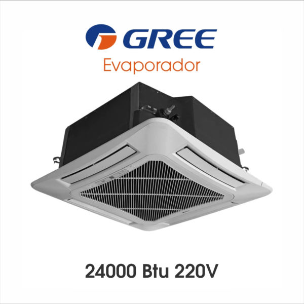 Evaporador Cassette 4 vías marca Gree 24.000 Btu 220V