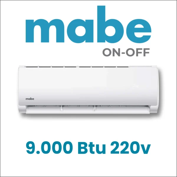 Aire acondicionado mini split MABE ON-OFF de 9.000 Btu a 220V