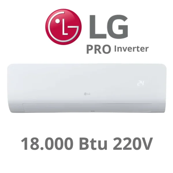 Aire acondicionado Mini Split LG PRO Inverter de 18.000 Btu NO WIFI a 220V
