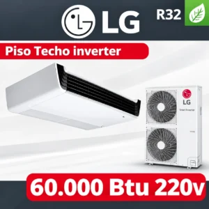 AIRE ACONDICIONADO LG PISO TECHO DE 60.000 BTU/H 220V R32