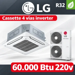 AIRE ACONDICIONADO LG CASSETTE 4 VIAS DE 60.000 BTU/H 220V R32