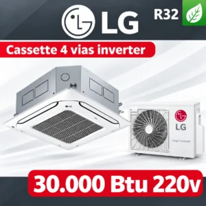 AIRE ACONDICIONADO LG CASSETTE 4 VIAS DE 30.000 BTU/H 220V R32