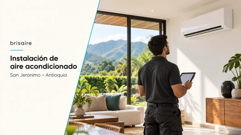 Imagen conceptual de asesoría para instalar aire acondicionado en una vivienda de San Jerónimo, Antioquia